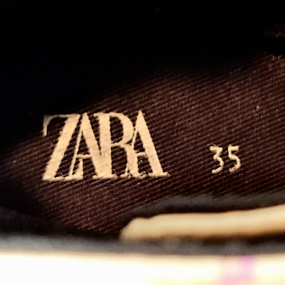 NWT Zara's Girl's Size 3.5 Floral Ankle Boots - Picture 9 of 12